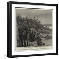 The War in the Soudan, Water at Last, First Sight of the Nile after the Battle of Gubat-Frederic Villiers-Framed Giclee Print