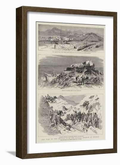 The War in the Soudan, with Sir Gerald Graham at Suakim-Charles Edwin Fripp-Framed Giclee Print