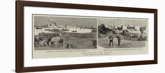 The War in the Soudan-null-Framed Premium Giclee Print