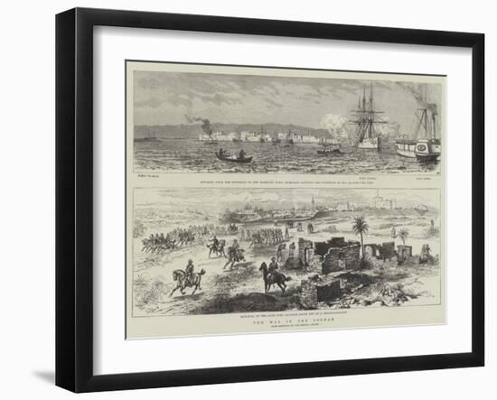 The War in the Soudan-null-Framed Giclee Print