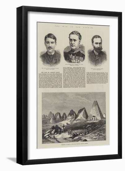 The War in the Soudan-null-Framed Giclee Print