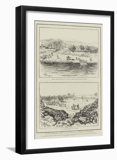 The War in the Soudan-null-Framed Giclee Print