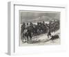 The War in Turkey, Artillery of the Russian Imperial Guard on the March-null-Framed Giclee Print