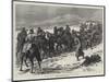 The War in Turkey, Artillery of the Russian Imperial Guard on the March-null-Mounted Giclee Print