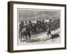 The War in Turkey, Artillery of the Russian Imperial Guard on the March-null-Framed Giclee Print