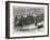 The War in Turkey, Artillery of the Russian Imperial Guard on the March-null-Framed Giclee Print