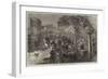 The War, Inside Paris, Artillery and Ambulance Waiting Orders to Start-null-Framed Giclee Print