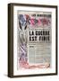 The War Is Over', Front Cover of the Newspaper 'The Morning News', 8th May 1945-null-Framed Giclee Print