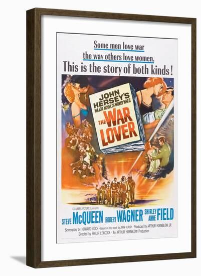 The War Lover, Top Right: Shirley Anne Field, Robert Wagner, 1962-null-Framed Art Print