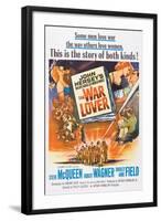 The War Lover, Top Right: Shirley Anne Field, Robert Wagner, 1962-null-Framed Art Print