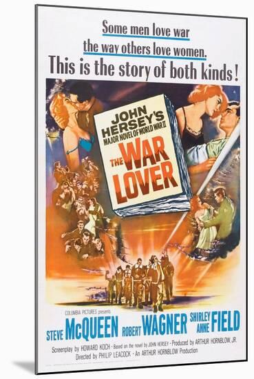 The War Lover, Top Right: Shirley Anne Field, Robert Wagner, 1962-null-Mounted Art Print