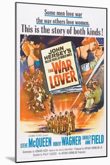 The War Lover, Top Right: Shirley Anne Field, Robert Wagner, 1962-null-Mounted Art Print