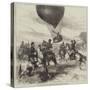 The War, M Issandier's Balloon from Paris Descending Near Dreux-null-Stretched Canvas