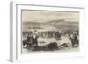 The War, Meeting of the King and the Crown Prince of Prussia after the Battle of Sadowa-null-Framed Giclee Print