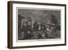 The War, Night Scene in the Streets of Rustchuk-Charles Auguste Loye-Framed Giclee Print