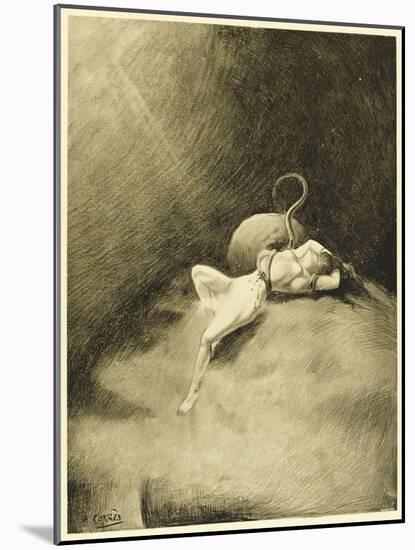 The War of the Worlds, a Martian Claims a Victim-Henrique Alvim Corr?a-Mounted Art Print