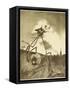 The War of the Worlds, a Martian Fighting-Machine in Action-Henrique Alvim Corr?a-Framed Stretched Canvas