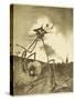 The War of the Worlds, a Martian Fighting-Machine in Action-Henrique Alvim Corr?a-Stretched Canvas
