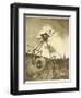 The War of the Worlds, a Martian Fighting-Machine in Action-Henrique Alvim Corr?a-Framed Photographic Print