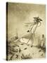 The War of the Worlds, a Martian Fighting-Machine is Destroyed by a Hit from a Shell-Henrique Alvim Corr?a-Stretched Canvas