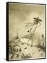 The War of the Worlds, a Martian Fighting-Machine is Destroyed by a Hit from a Shell-Henrique Alvim Corr?a-Framed Stretched Canvas