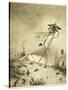 The War of the Worlds, a Martian Fighting-Machine is Destroyed by a Hit from a Shell-Henrique Alvim Corr?a-Stretched Canvas