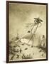 The War of the Worlds, a Martian Fighting-Machine is Destroyed by a Hit from a Shell-Henrique Alvim Corr?a-Framed Photographic Print