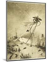 The War of the Worlds, a Martian Fighting-Machine is Destroyed by a Hit from a Shell-Henrique Alvim Corr?a-Mounted Photographic Print