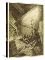 The War of the Worlds, a Martian Handling-Machine, Finds a Victim-Henrique Alvim Corr?a-Stretched Canvas