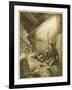 The War of the Worlds, a Martian Handling-Machine, Finds a Victim-Henrique Alvim Corr?a-Framed Art Print