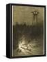 The War of the Worlds, a Martian Machine Contemplates the Drunken Crowd-Henrique Alvim Corr?a-Framed Stretched Canvas