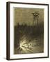 The War of the Worlds, a Martian Machine Contemplates the Drunken Crowd-Henrique Alvim Corr?a-Framed Photographic Print