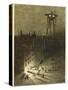 The War of the Worlds, a Martian Machine Contemplates the Drunken Crowd-Henrique Alvim Corr?a-Stretched Canvas