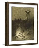 The War of the Worlds, a Martian Machine Contemplates the Drunken Crowd-Henrique Alvim Corr?a-Framed Photographic Print