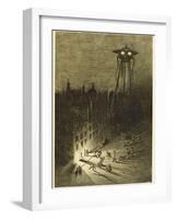 The War of the Worlds, a Martian Machine Contemplates the Drunken Crowd-Henrique Alvim Corr?a-Framed Photographic Print