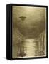 The War of the Worlds, a Martian Machine Over the Flooding Thames-Henrique Alvim Corr?a-Framed Stretched Canvas