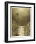 The War of the Worlds, a Martian Machine Over the Flooding Thames-Henrique Alvim Corr?a-Framed Photographic Print