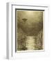 The War of the Worlds, a Martian Machine Over the Flooding Thames-Henrique Alvim Corr?a-Framed Photographic Print