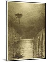 The War of the Worlds, a Martian Machine Over the Flooding Thames-Henrique Alvim Corr?a-Mounted Photographic Print