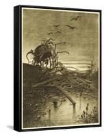 The War of the Worlds a Wrecked Martian Handling- Machine-Henrique Alvim Corr?a-Framed Stretched Canvas