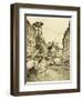 The War of the Worlds, after the Death of the Martian Invaders Londoners Examine Their Machines-Henrique Alvim Corr?a-Framed Photographic Print