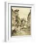 The War of the Worlds, after the Death of the Martian Invaders Londoners Examine Their Machines-Henrique Alvim Corr?a-Framed Photographic Print