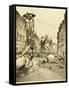 The War of the Worlds, after the Death of the Martian Invaders Londoners Examine Their Machines-Henrique Alvim Corr?a-Framed Stretched Canvas