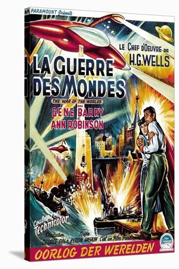 The War of the Worlds (AKA La Guerre Des Mondes), From Left, Ann Robinson, Gene Barry, 1953-null-Stretched Canvas