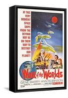The War of the Worlds, Bottom From Left: Gene Barry, Ann Robinson, 1953-null-Framed Stretched Canvas