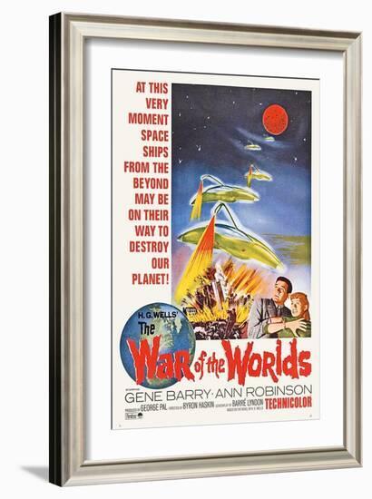 The War of the Worlds, Bottom From Left: Gene Barry, Ann Robinson, 1953-null-Framed Art Print