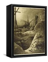 The War of the Worlds, Dead London Devastated by the Martian Attack-Henrique Alvim Corr?a-Framed Stretched Canvas