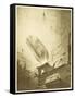 The War of the Worlds, The Fall of the Fifth Martian Cylinder-Henrique Alvim Corr?a-Framed Stretched Canvas
