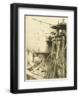 The War of the Worlds, The Fighting-Machines, Harmless Without Their Martian Crews-Henrique Alvim Corr?a-Framed Art Print