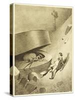 The War of the Worlds, The First Martian Emerges from the Cylinder-Henrique Alvim Corr?a-Stretched Canvas